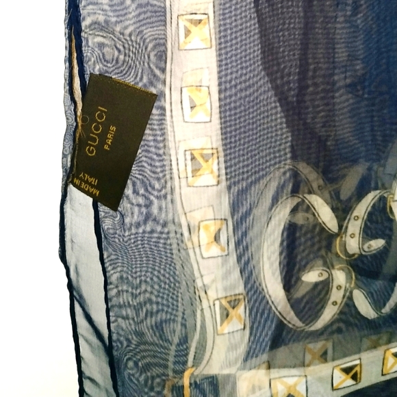 Vintage Gucci Silk Scarf - Picture 5 of 7